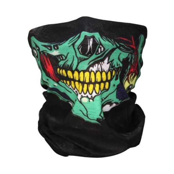 Face protection mask, skull design, multi color